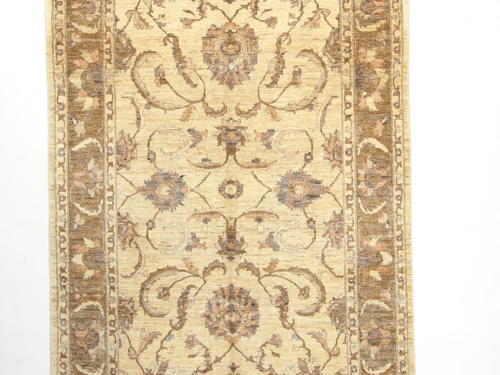 Contemporary rug detail showing a muted abstract field in modern tones